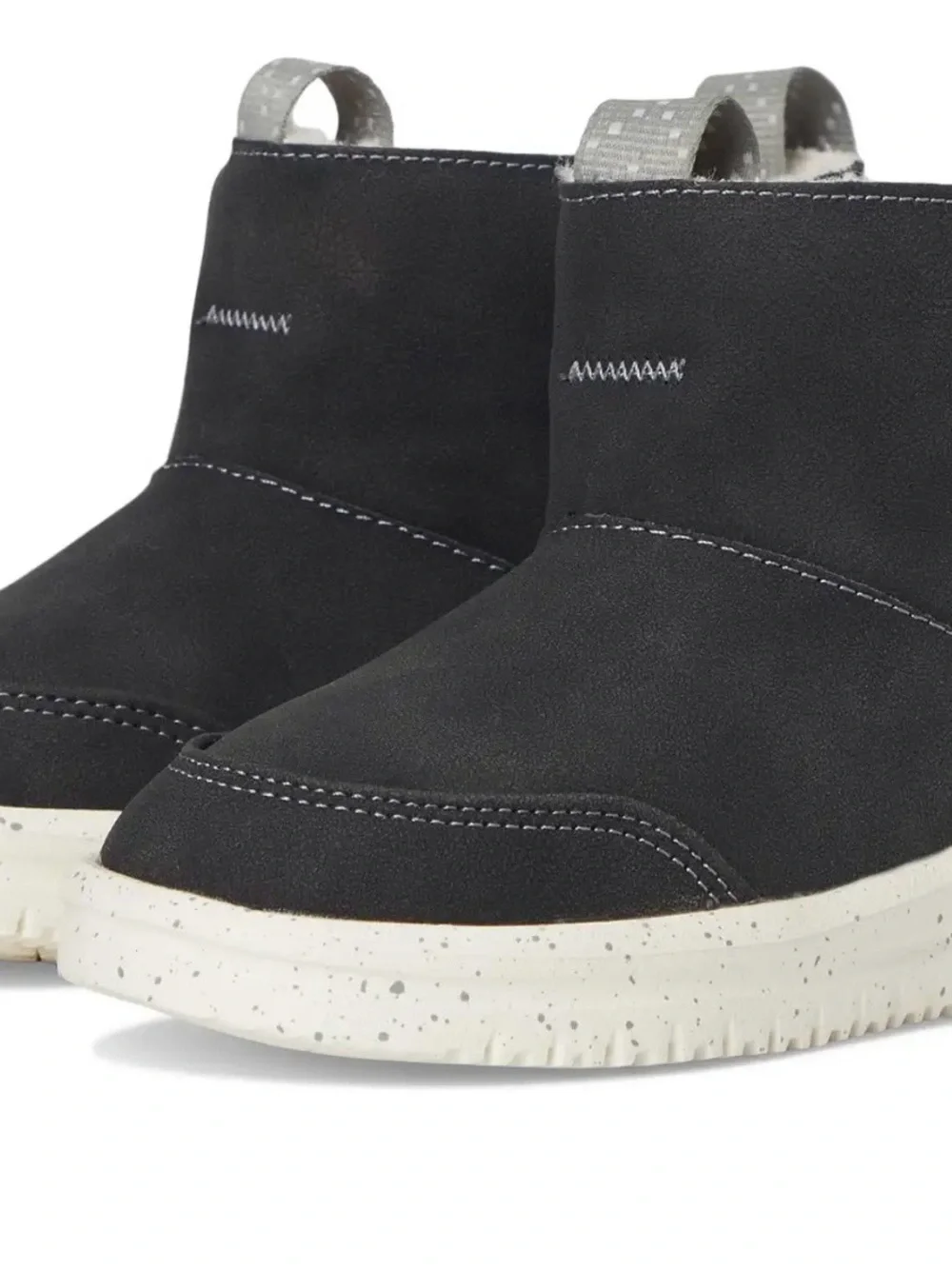 Hey Dude Camden Bow Boot Toddler Cozy Black Faux Fur Winter Boots Size C7 NIB